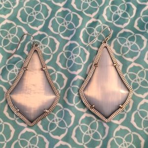 Kendra Scott Alex Silver Drop Earrings